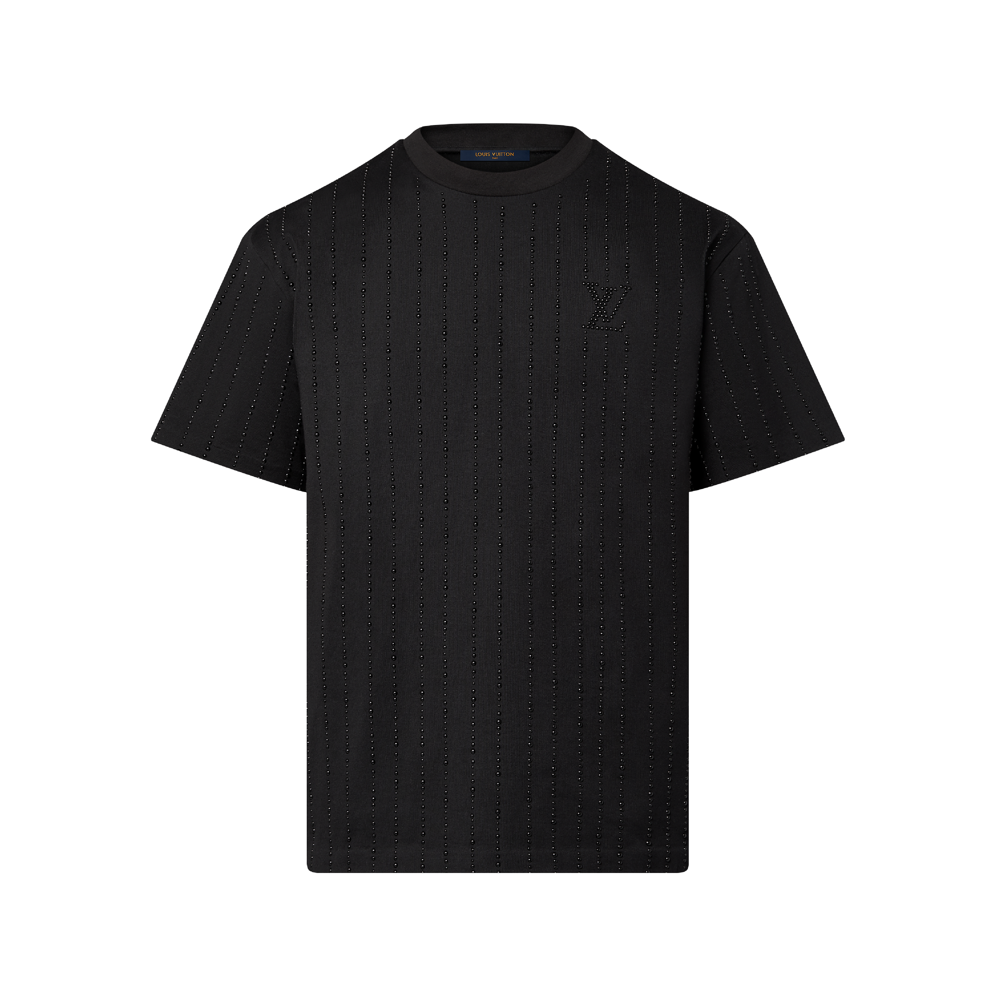 【即完品】Jent Louis Rhinestone T-Shirt jent louis Rhinestone T-Shirt ブラック L Jent Louis ラインストーン